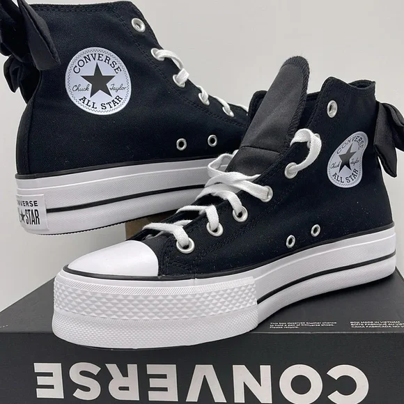Converse WMNS CTAS LIFT HI
BLACK/WHITE/BLACK А14828C Platforms Sneakers - Picture 1 of 16